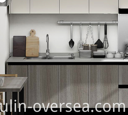 Wooden household Simple kitchen cabinet design